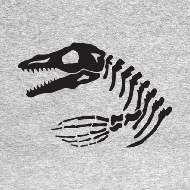 Mosasaurus skeleton by TimeSkiff